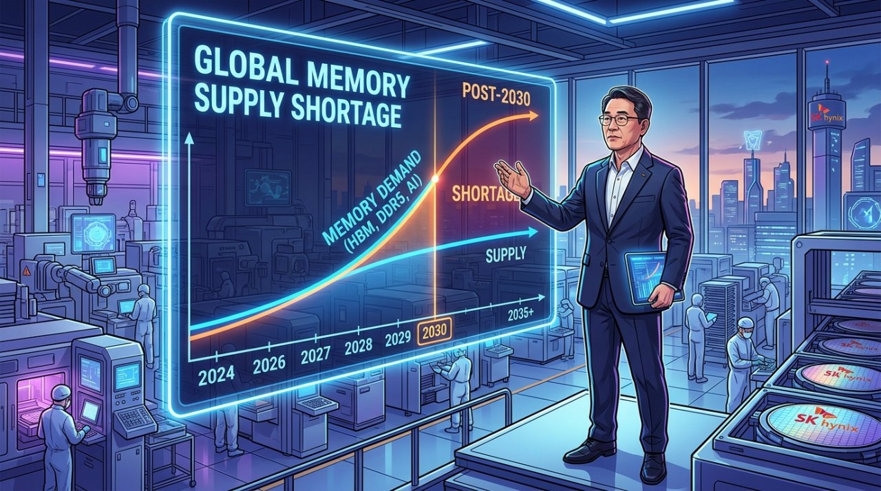 SK하이닉스 CEO, 2030년 이후에도 메모리 공급난 지속 전망
