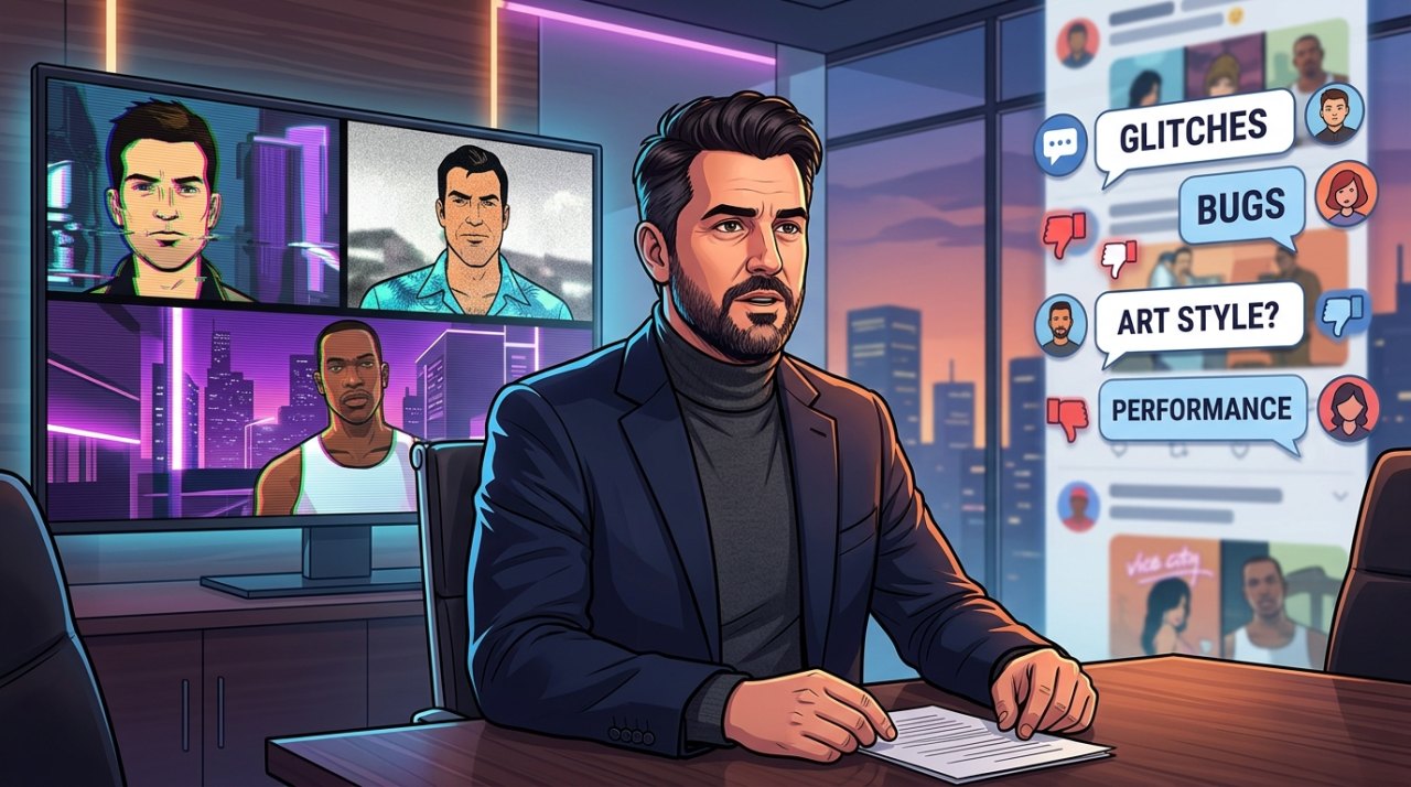 GTA 트릴로지 개발사 CEO, 출시 초기 논란에 대한 입장 밝혀