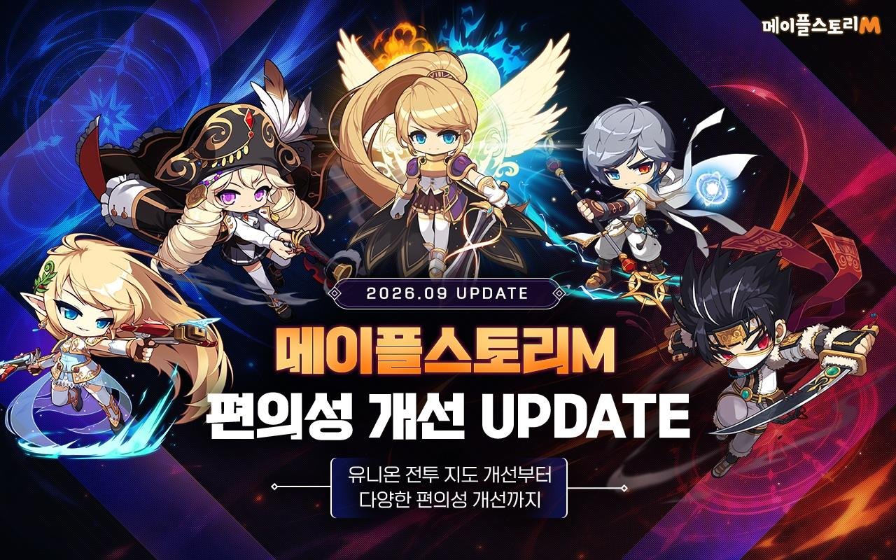 넥슨, ‘메이플스토리M’ 유니온 시스템 개편 업데이트 적용