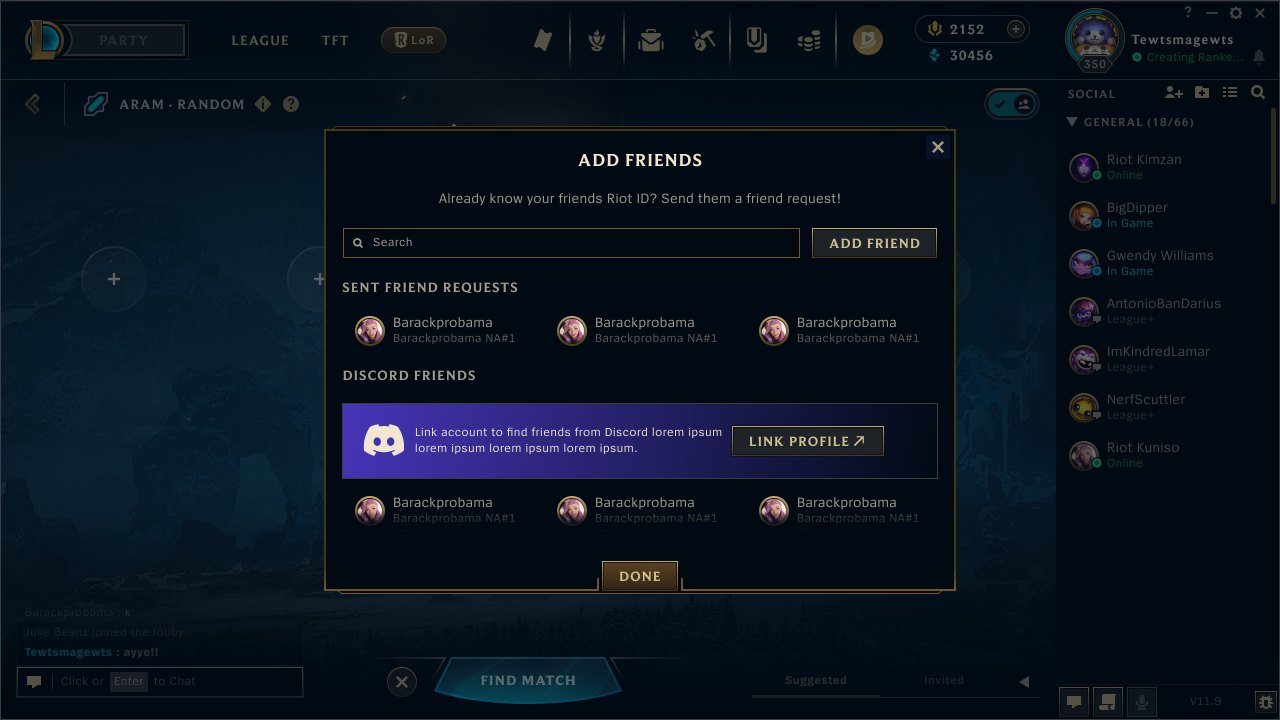 라이엇 게임즈와 Discord 계정 연동 기능 도입