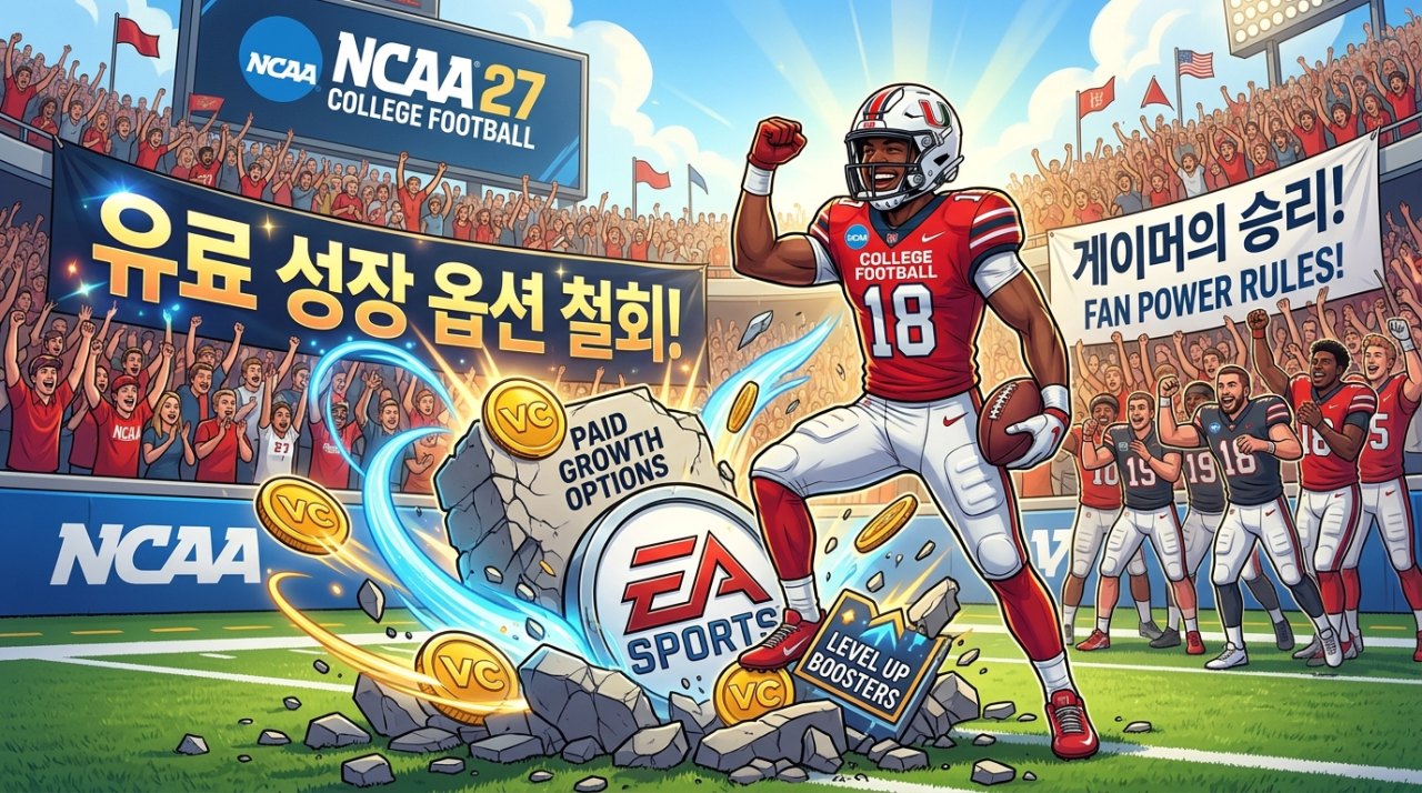 EA, 'College Football 27' 유료 성장 옵션 전면 철회