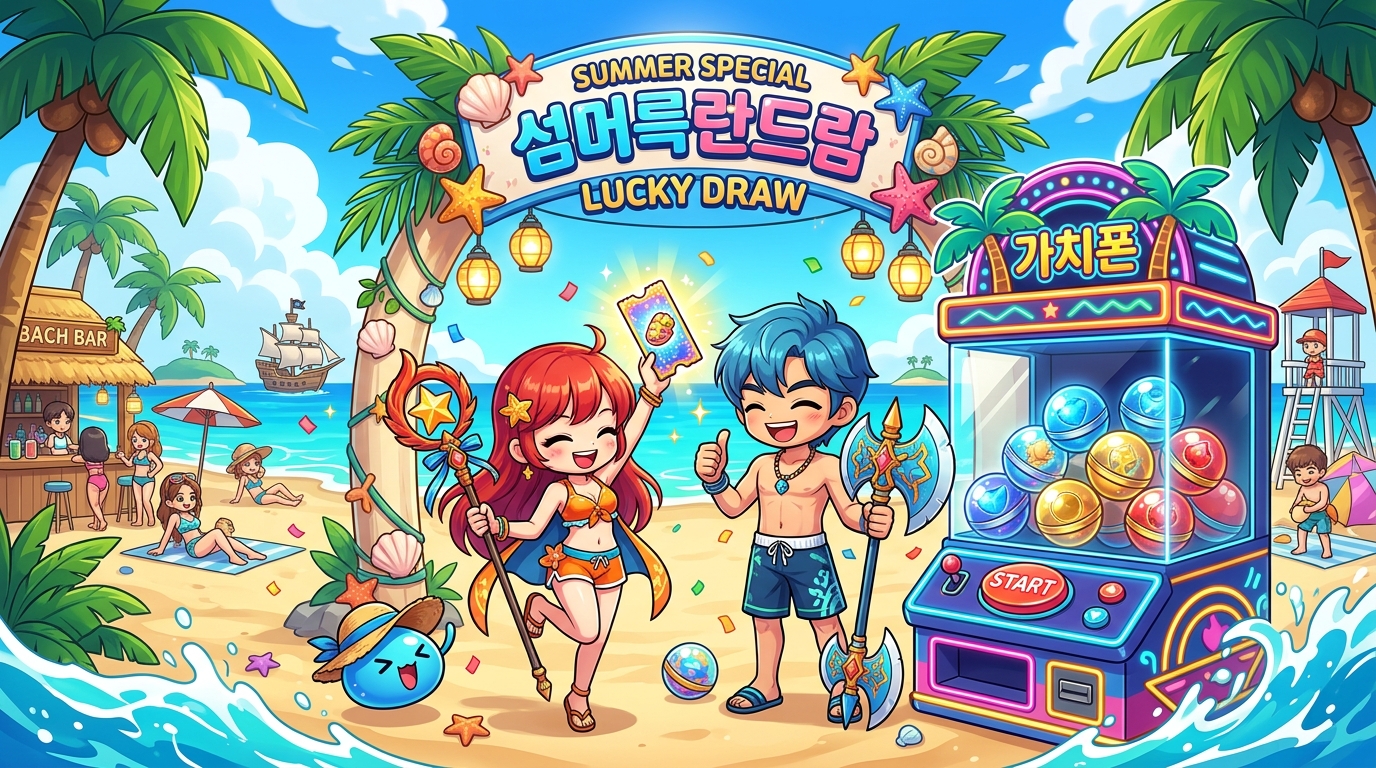 메이플스토리M, '썸머 스페셜 럭키 드로우' 이벤트 실시