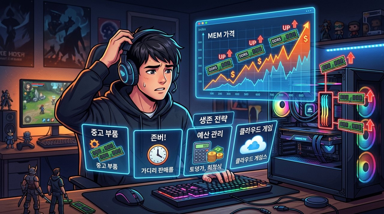 메모리 가격 급등세, PC 게이머를 위한 생존 전략은?