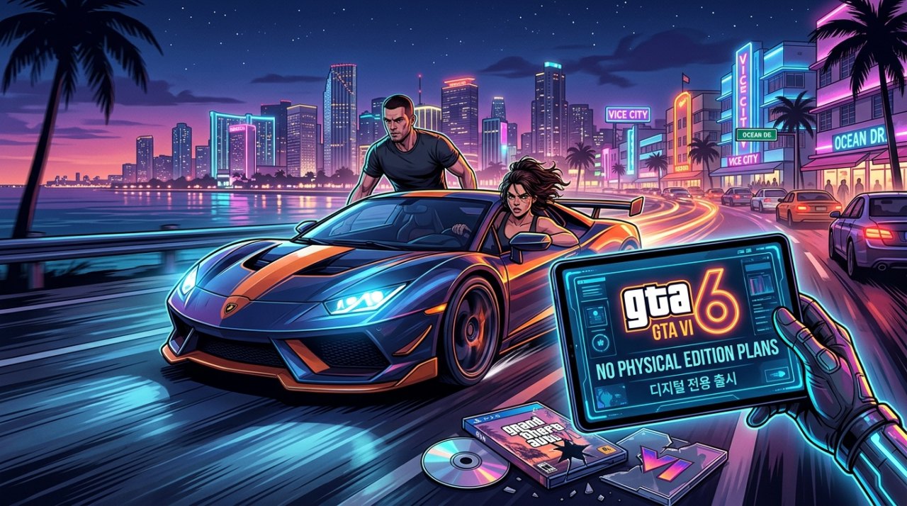 GTA 6, 출시 후에도 패키지판 발매 계획 없다