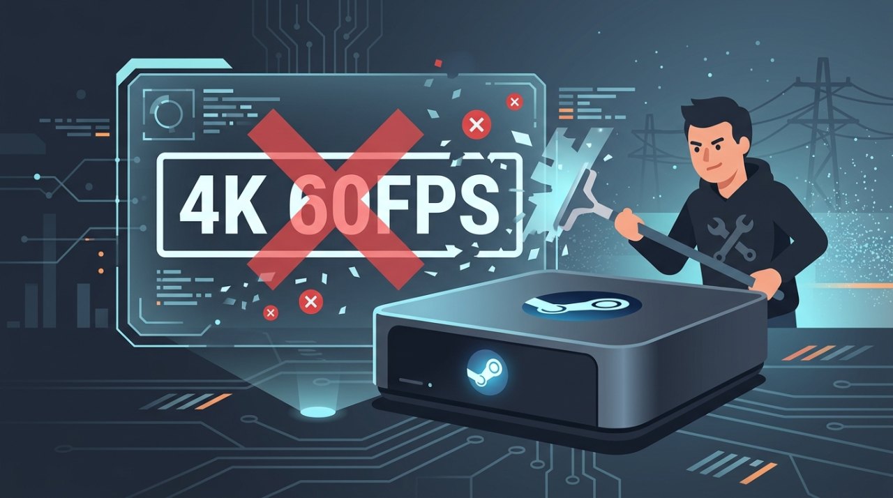 밸브, 스팀 머신 '4K 60FPS' 홍보 문구 삭제