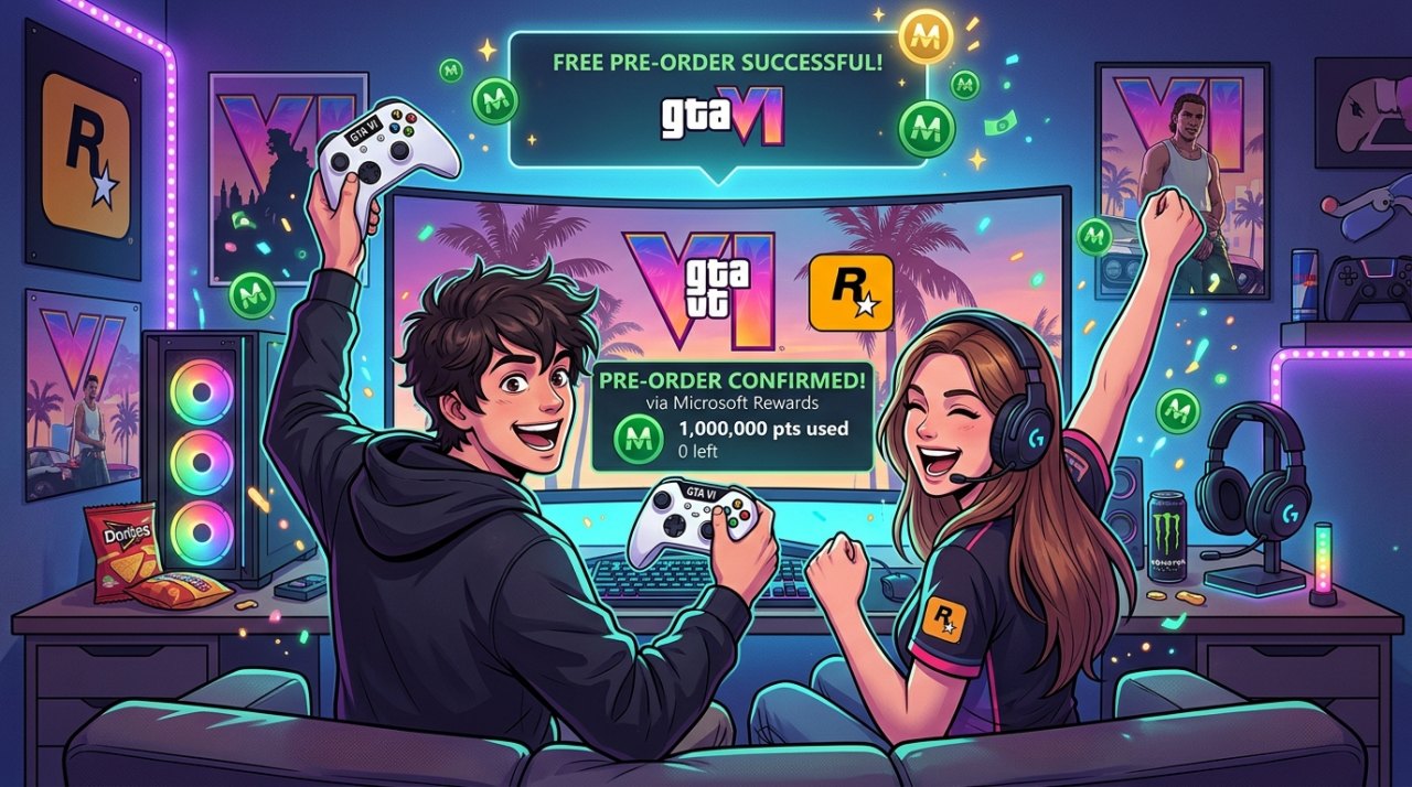 마이크로소프트 포인트로 GTA 6 무료 예약 구매한 이용자들