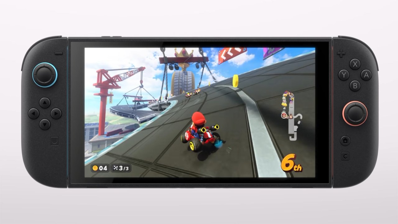 Nintendo Switch 2 screen - Mario Kart World gameplay